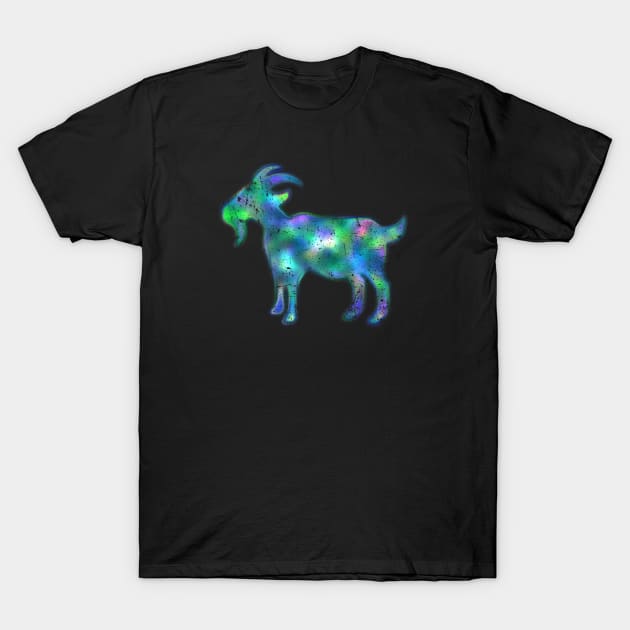 Psychedelic Goat T-Shirt by GypsyBluegrassDesigns